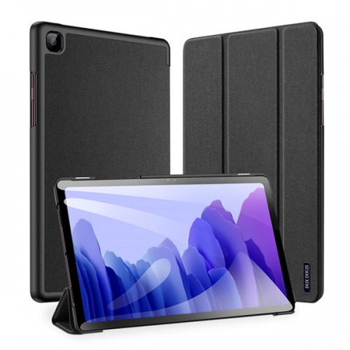 Samsung Galaxy Tab A7 2020 10.4 Inch T505 Sarung Original Dux Ducis Leather Flip Cover Standing Case Domo Series Ada tempat Slot Pencil