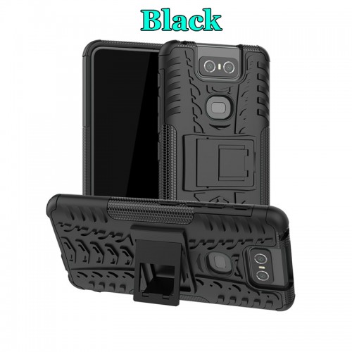 Dazzle Asus Zenfone 6 ZS630KL - Rugged Armor Stand / Hybrid / Dazzle Cover / Shockproof