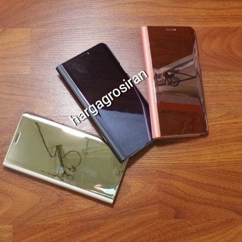 Flip Cover Samsung Galaxy Note 5 Full View Stand / Clear Cover Stand