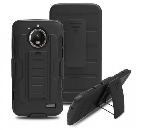 Future Armor Motorola E4 Plus - Kick Stand / Defender Belt Clip Model OtterBox Case Out Door - STGRS