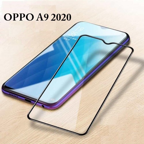 Tempered Glass Oppo A9 2020 / 5D /10D Full Body / Anti Gores Kaca Bening