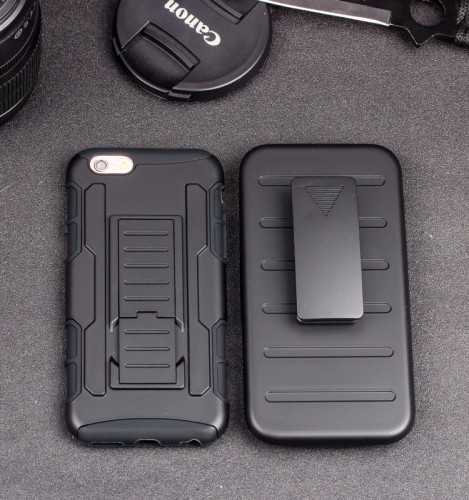 Future Armor Iphone 6 Plus Belt Kick Stand / Defender Belt Clip Model OtterBox Case Out Door