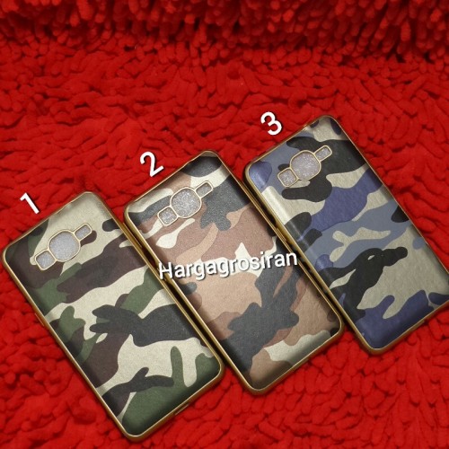 Softcase Army Evolution Samsung Galaxy Grand Prime - Back Case / Cover Armor / Loleng TNI / Abri