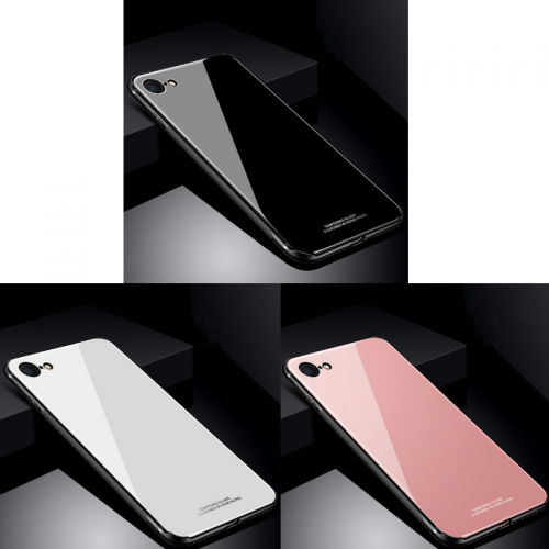 Iphone 6 Plus - Glass Case / Design Bahan Tempered Full Cover / Lebih Elegan dan Simple