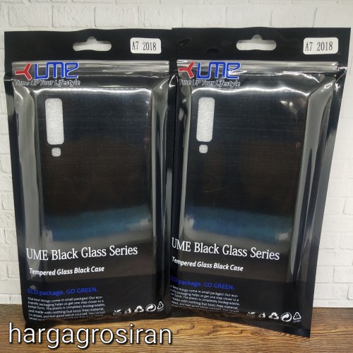 Glass Case Samsung Galaxy A7 2018 - Back Case / Cover / Glass Case UME