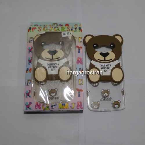 Softshell Moschino Toy Samsung Galaxy Grand 2 - G7106 / Silikon / Softshell Motif Beruang