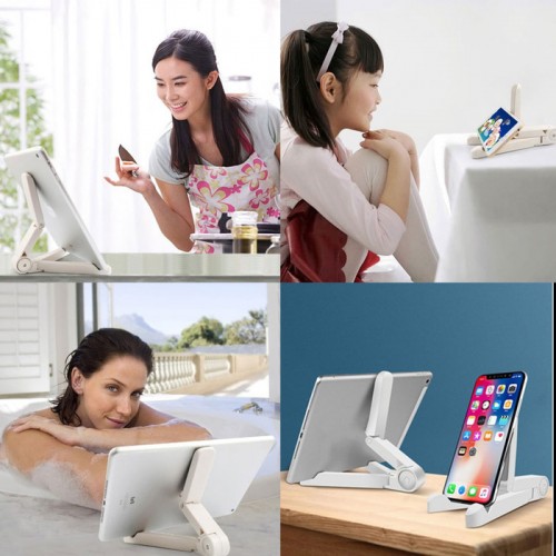 HDR-07 Portable Fold Up UNIVERSAL Stand Holder desktop / dudukan Tablet IPAD Samsung Tab Lenovo