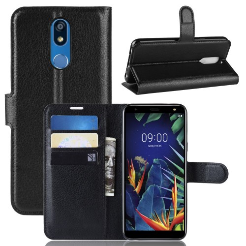 Blue moon Oppo F11 Pro - Sarung Kulit FS Leather Case Blue Moon Ada Kancing