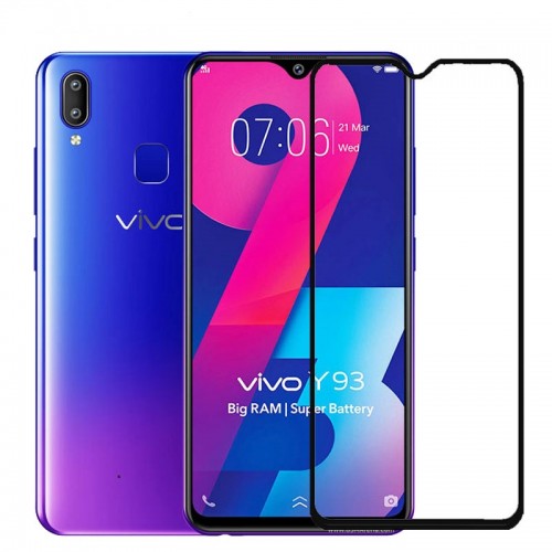 Tempered Glass Vivo Y93 / Full Body / Full Lem Anti Gores Kaca