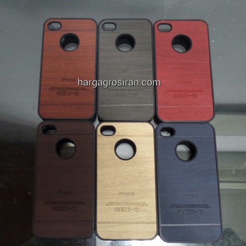 Motif Kayu Iphone 4 / Iphone 4s / Hardcase Lentur / Back Case / Cover Wood