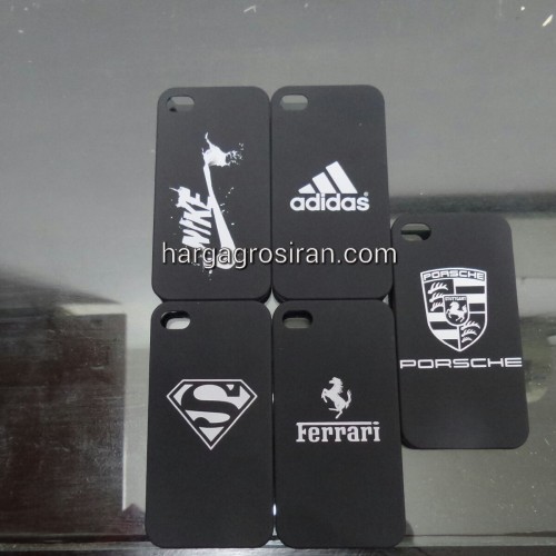 Hardcase Motif Iphone 4 - Black In Logo