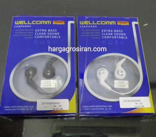 HeadSet Kabel Stereo Iphone / Samsung / Blackberry 9000 Tipe SP08 / SP-08