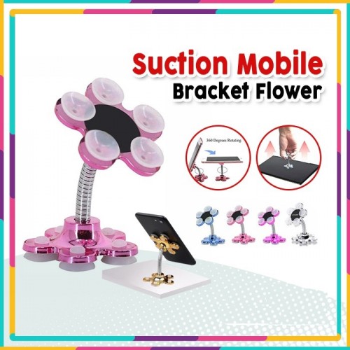 HDR-002 Holder Gurita VIP Universal Sucker Phone / Holder Flexible Bisa Putar 360 Rotatable