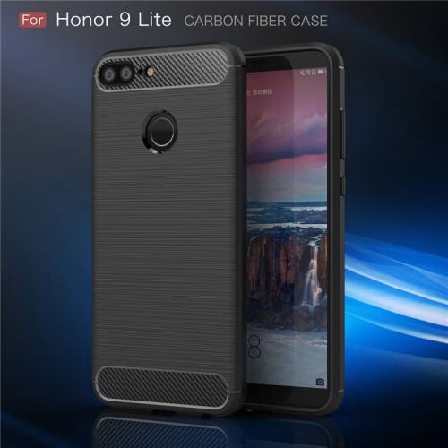 Huawei Honor 9 Lite - Rugged FS / Delkin - Carbon Fibre Case Slim Rugged Armor ShockProof / Rubber