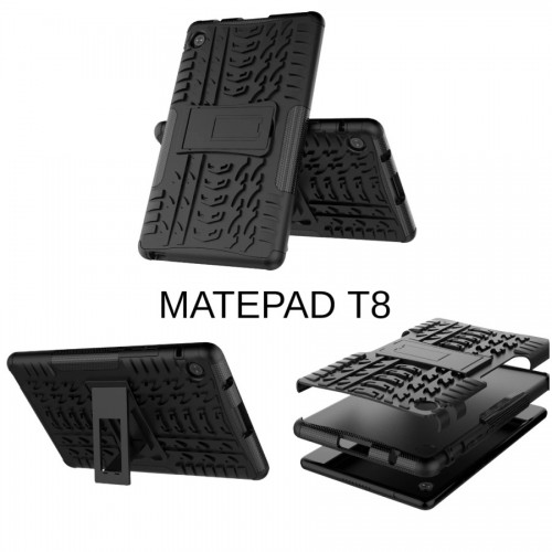 Huawei Tab Matepad T8 8 Inch Rugged Case Defender Stand Armor / Hybrid / Dazzle Cover / Shockproof Case Aman Tahan Banting