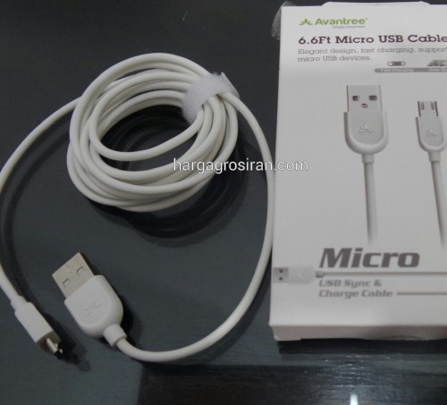 Kabel Avantree 2 Meter Bisa Buat Data dan Charger Samsung / Blackberry Avantree dan Fast Charging