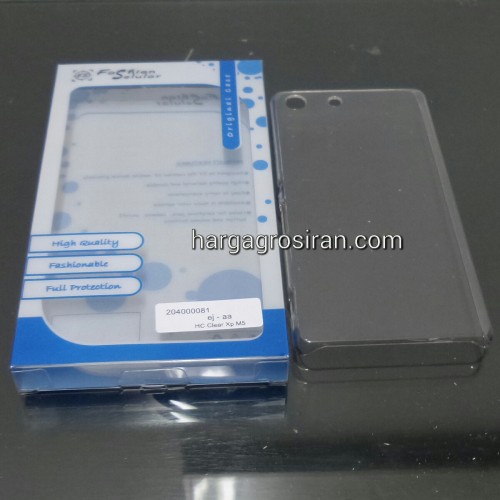 Hardcase Bening FS Sony Xperia M5 / Warna Transparan / Clear / Back Cover