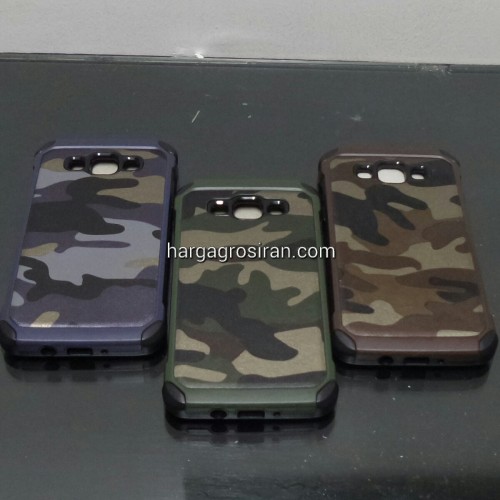 Slim Army Samsung Galaxy A5 2015 - Back Case / Cover Armor / Loleng TNI / Abri / Brimob / Tentara