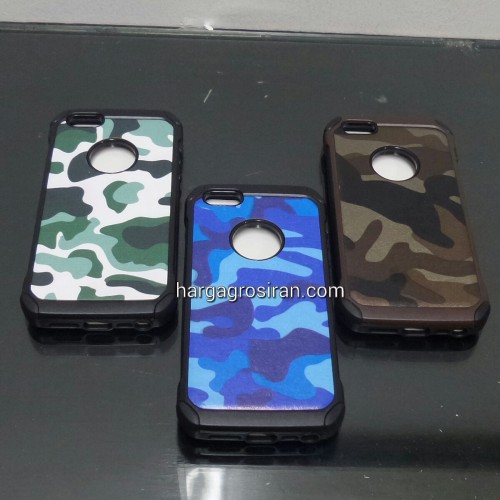Slim Army Iphone 5 / Iphone 5s - Back Case / Cover Armor / Loleng TNI / Abri / Brimob / Tentara