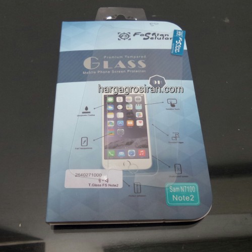 Tempered Glass FS  Samsung Note 2 / Anti Gores Kaca