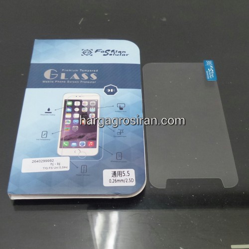 Tempered Glass FS Universal 5.3 - 5.5 Inch / Anti Gores Kaca