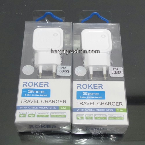 TC Charger / Batok Adaptor Iphone 5 / 5S / 6S / 7 - 1 Output - 2 Ampere / Roker