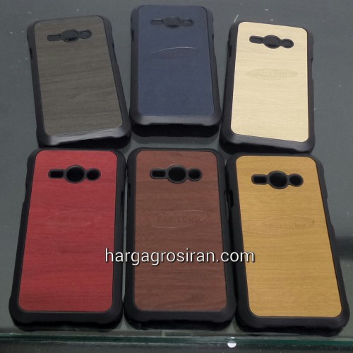 Motif Kayu Samsung Galaxy J1 Ace / Hardcase Lentur / Back Case / Cover Wood