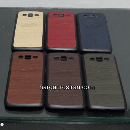 Motif Kayu Samsung Galaxy Grand 2 / G7106 / Hardcase Lentur / Back Case / Cover Wood