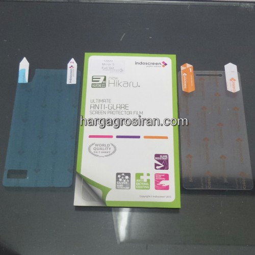 Anti Gores Oppo Mirror 5 - Full Set Merek Hikaru - Anti Minyak / Glare