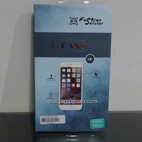 Tempered Glass FS IPhone 6 - FullSet / Depan Belakang / Anti Gores Kaca