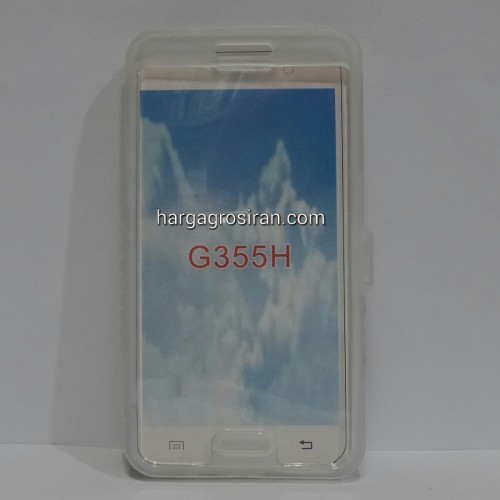 Flip Shell Samsung Galaxy Core 2 / G355H / Softshell + Tutup Cover Depan / Keypad - SSDIS