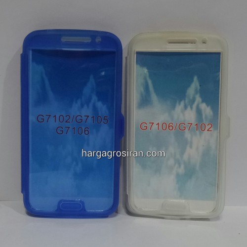 Flip Shell Samsung Galaxy Grand 2 / Softshell + Tutup Cover Depan / Keypad - SSDIS