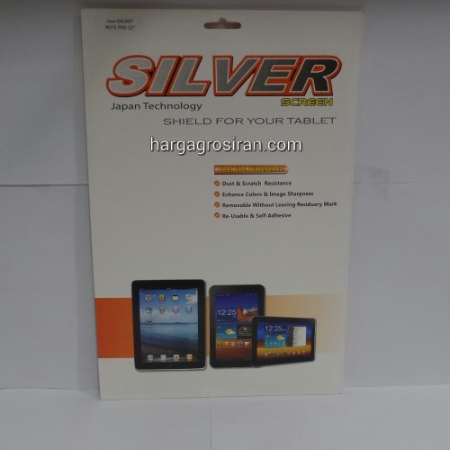 PLY-002 Silver Samsung Note Pro 12 Anti Gores Bahan Plastik Clear Bening / Glare Anti Minyak Kualitas Bagus