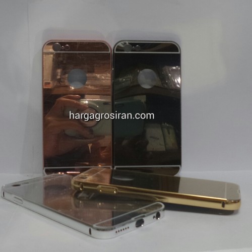 Bumper Mirror Iphone 6 / 6s / Bumper Kaca Plus Tutup Cover Belakang