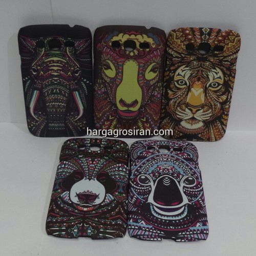 LUXO Samsung Grand Duos / Grand Neo / i9082 - Hardcase / Back Case Motif Batik Animals Abstrak Glow