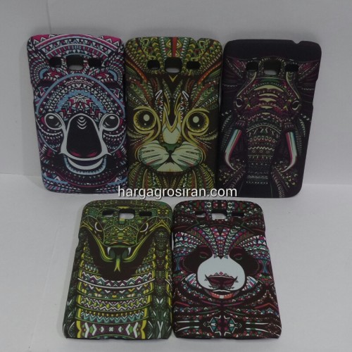 LUXO Samsung Grand 2 / G7106 - Hardcase / Back Case Motif Batik Animals Abstrak Glow