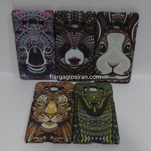 LUXO Samsung Grand Prime / G530 - Hardcase / Back Case Motif Batik Animals Abstrak Glow In The Dark