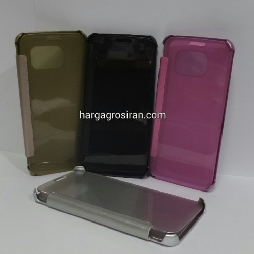 Flip Cover Full View / Clear Cover Auto Lock Samsung S7 Flat