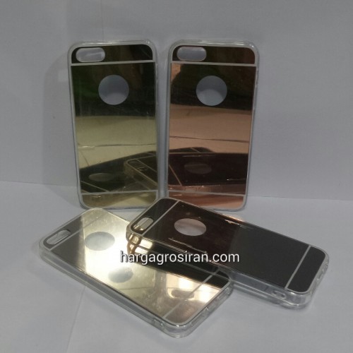 Softshell Mirror Iphone 5 / 5S - Mirror Case Bisa ngaca / Cover / Back Case