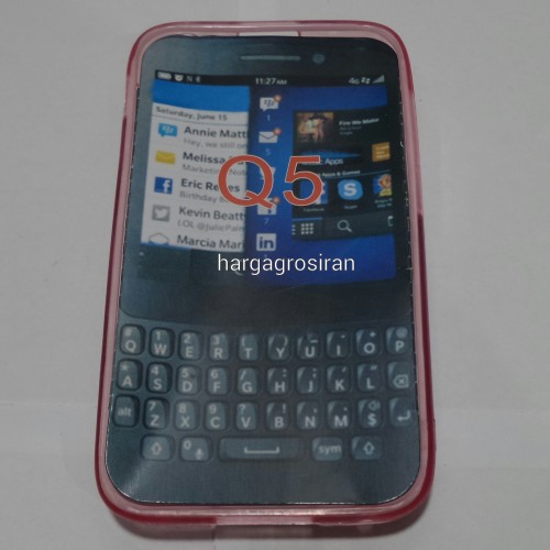 Blackberry Q5 -  Bahan Silikon / SoftShell - Obral Case SSDIS - k1004