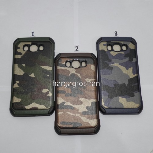 Slim Army Samsung Galaxy J7 2016- Back Case / Cover Armor / Loleng TNI / Abri / Brimob / Tentara