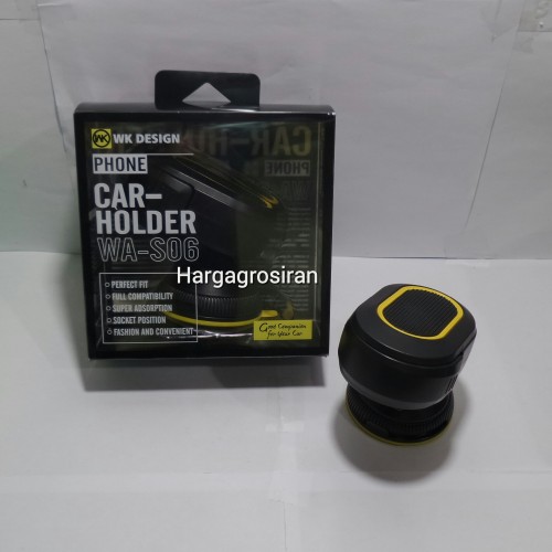 CHM-008 Car Holder WK WA-S06 /  Holder Mobi Di Kaca Dan Dashboard / Dengan Model Seperti Capdase