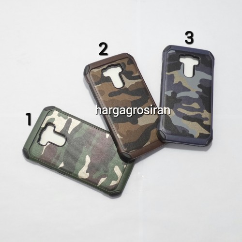 Slim Army Asus Zenfone 3 Laser 5.5 Inch / ZC551KL - Back Case / Cover Armor / Loleng TNI / Abri