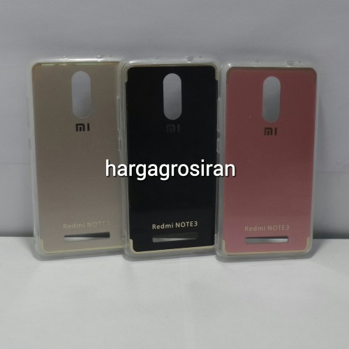 Softshell Logo Xiaomi Redmi Note 3 -  Back Cover / Case Bahan Silikon