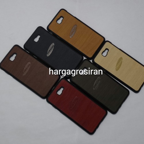 Motif Kayu Samsung Galaxy J7 Prime / Hardcase Lentur / Back Case / Cover Wood