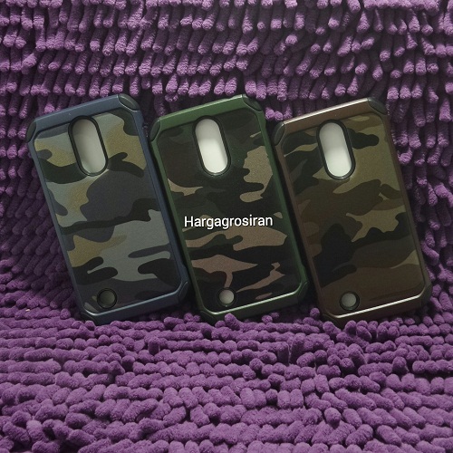 Slim Army LG K8 2017 / Back Case / Cover Armor / Loleng TNI / Abri / Brimob / Tentara