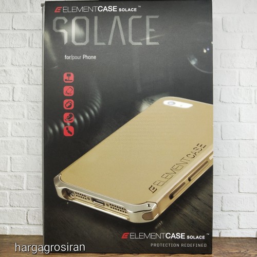 Solace Element Case Iphone XS Max Anti ShockProof Kokoh dan Bagian Atas dan Bawah Bahan Aluminium
