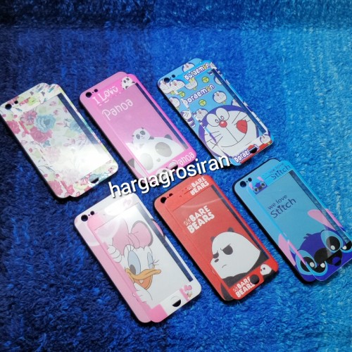 Iphone 6 - Silikon Motif Plus Tempered Glass Motif / Cover / SoftShell / Case Ver.2