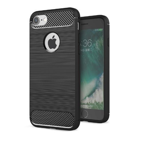 Iphone 7 / Iphone 8 - Rugged FS / Delkin - Carbon Fibre Case Slim Rugged Armor ShockProof / Rubber