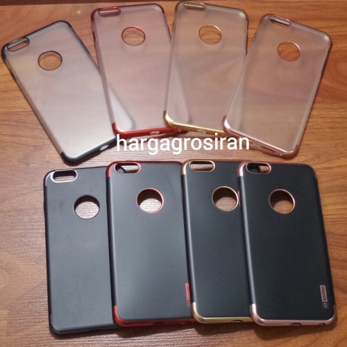 Spotlite Black Dove + Transparant Iphone 6 Plus / Silikon / Back Case / Cover